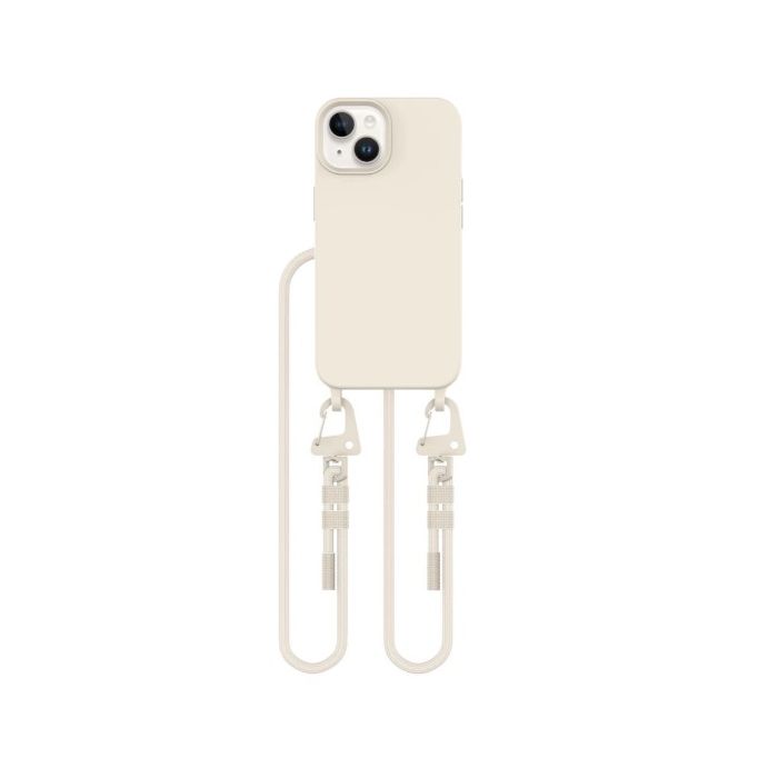 Obal Tech-Protect MagNecklace MagSafe Apple iPhone 15 béžový