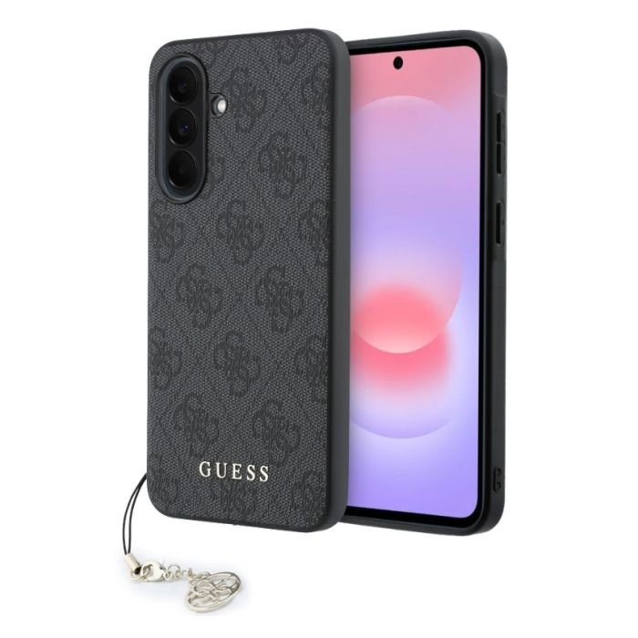 Obal Guess 4G Charm Samsung Galaxy A37 5G A376 GUHCSA37GF4GGR čierny