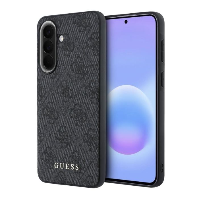 Obal Guess PU 4G Metal Classic Logo Samsung Galaxy A57 5G A576 GUHCSA57G4GFGR sivý