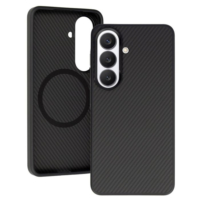 Obal Liavec Carbon Core MagSafe Samsung Galaxy S26 5G S942 čierny