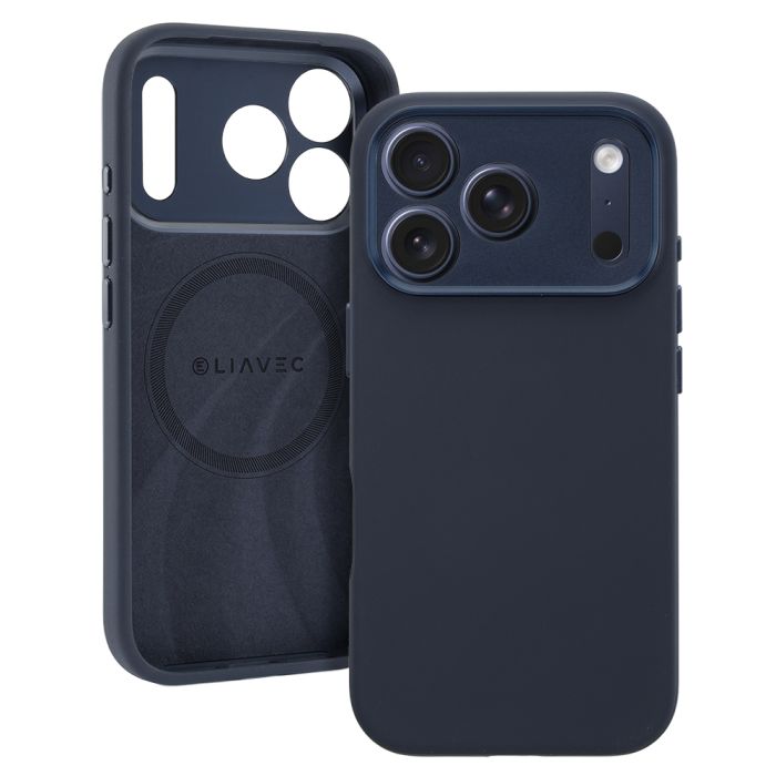 Obal Liavec Silk Shield MagSafe Apple iPhone 17 Pro Max modrý