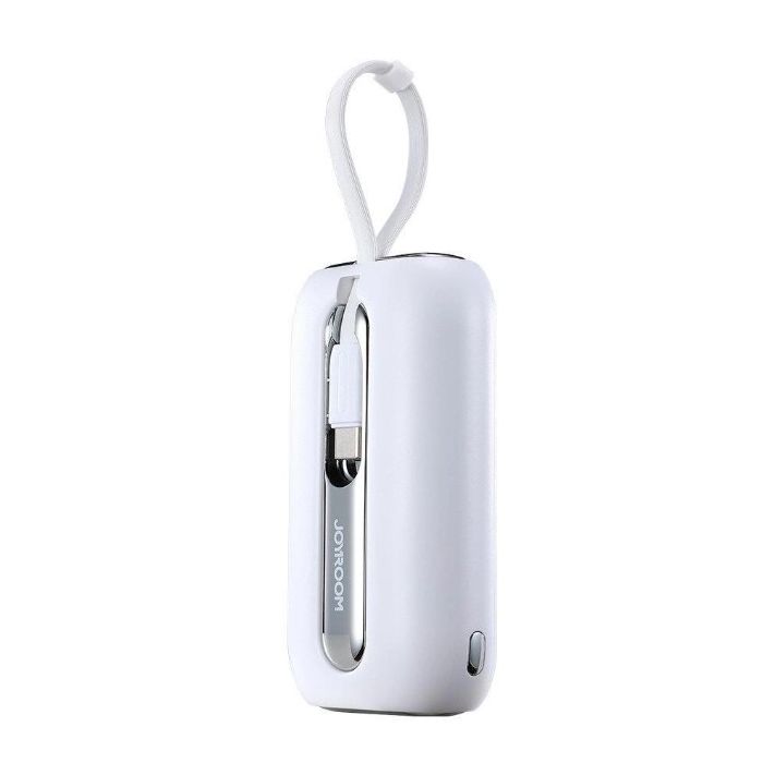 Joyroom Mini Colorful Series JR-L012, 10000mAh 22.5W (vstavené káble USB-C,Lightning), biela