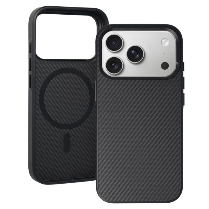 Obal Liavec Carbon Core MagSafe Apple iPhone 17 Pro čierny