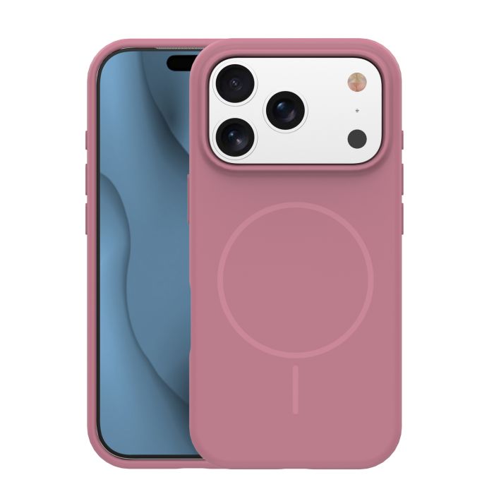 Obal Silicone Thin Mag Apple iPhone 17 Pro Max ružový