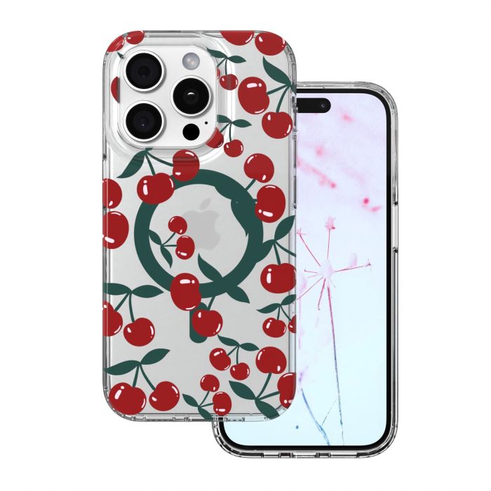 Obal Cherry Mag MagSafe Apple iPhone 14 Pro transparentný