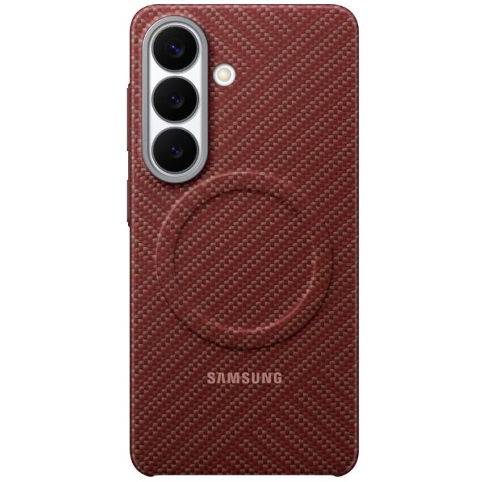 Obal Samsung Carbon Magnetic Samsung Galaxy S26 5G S942 EF-KS942SRE červený