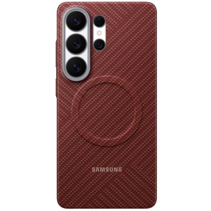 Obal Samsung Carbon Magnetic Samsung Galaxy S26 Ultra 5G S948 EF-KS948SRE červený