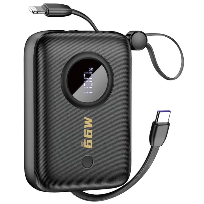 Dudao K14 Powerbank 10000mAh USB-C/Lightning 22.5W čierna