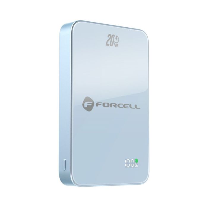 Forcell F-Energy SuperSlim Powerbank F10K8 MagSafe QC4.0 PD3.0 15W 10000 mAh modrá