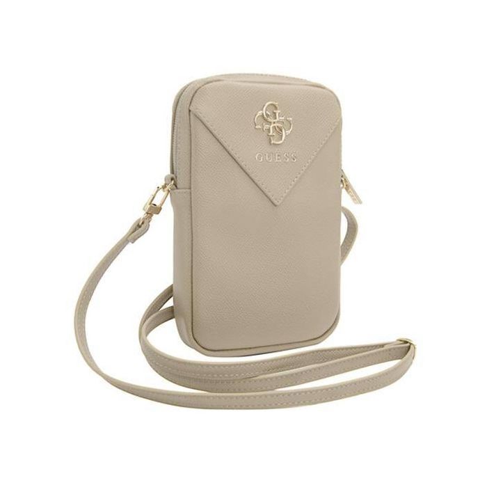 Obal Guess PU Grained 4G Metal Logo Phone Bag GUWBZPGSTEGD zlatý