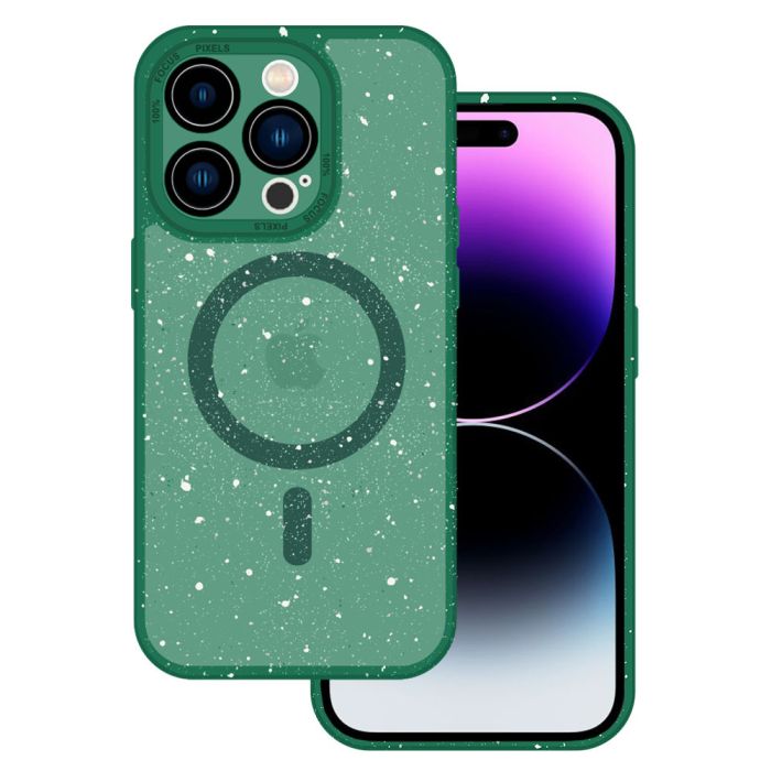 Obal Tel Protect Magnetic Splash Frosted MagSafe Apple iPhone 11 Pro Max zelený