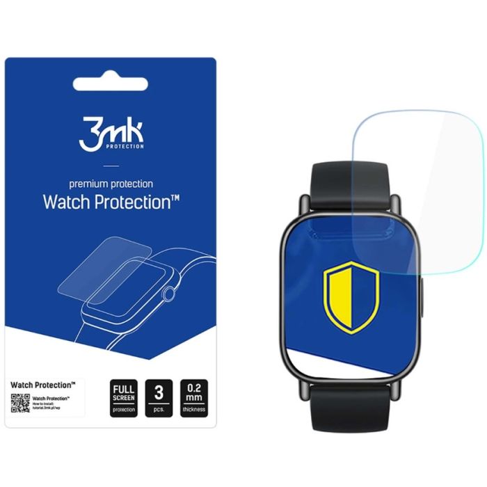 Ochranné sklo 3MK Hybrid Watch Protection Xiaomi Redmi Watch 5 Lite (3ks v balení)