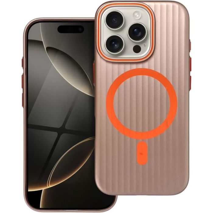 Obal Case SIMPLY MagSafe Apple 16 Pro Max titanium desert