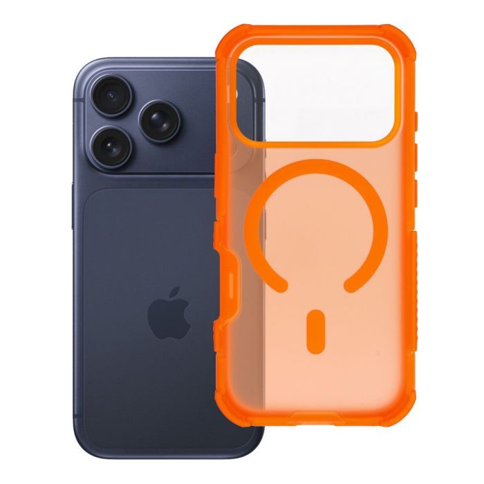 Obal Forcell F-Protect BumperX Premium MagSafe Apple iPhone 17 Pro Max oranžový