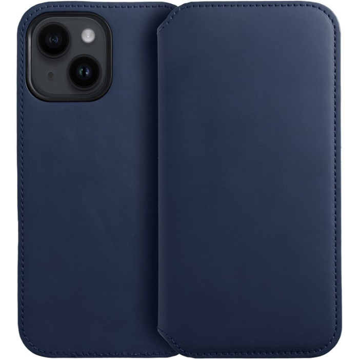 Obal DUAL POCKET Book Motorola Moto G55 5G navy
