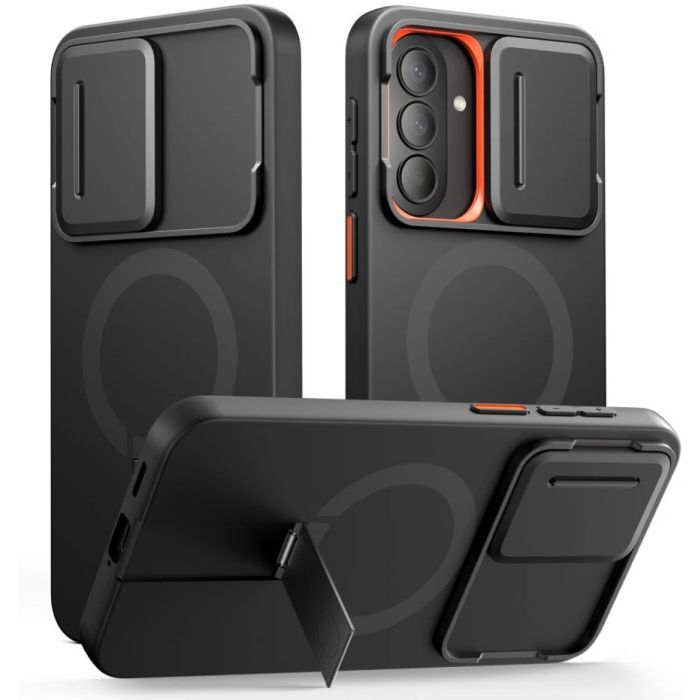 Obal Tech-Protect Kevlar Aura MagSafe Samsung Galaxy A57 5G A576 čierno-oranžový