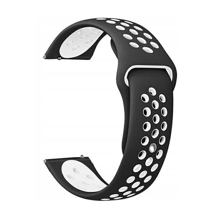 Remienok Beline Watch Strap 22mm Sport Silicone čierno-biely