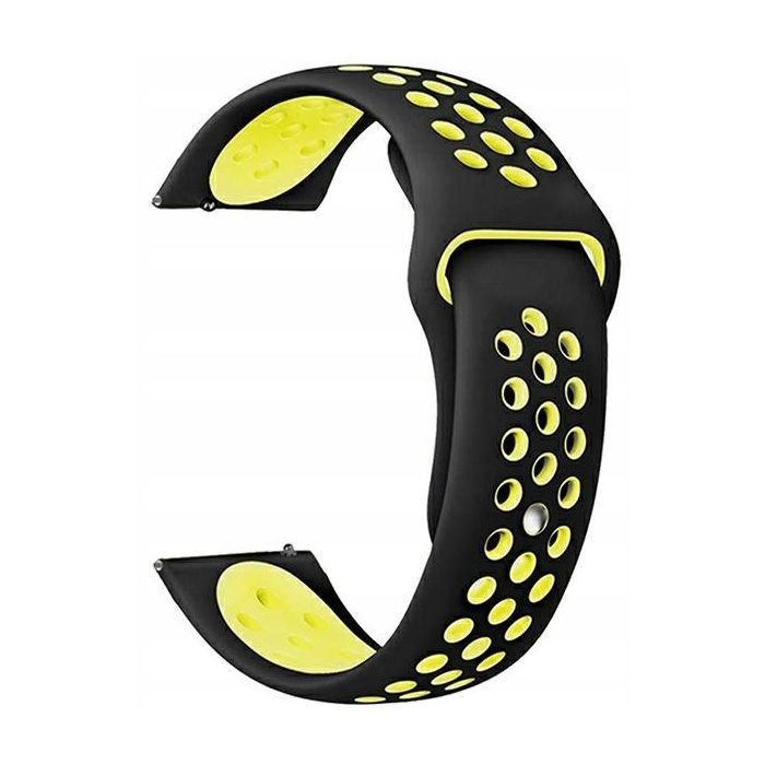 Remienok Beline Watch Strap 22mm Sport Silicone čierno-žltý