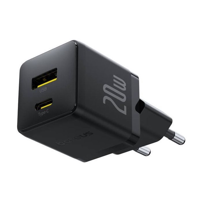 Baseus Palm Fast USB-A/USB-C 20W čierna