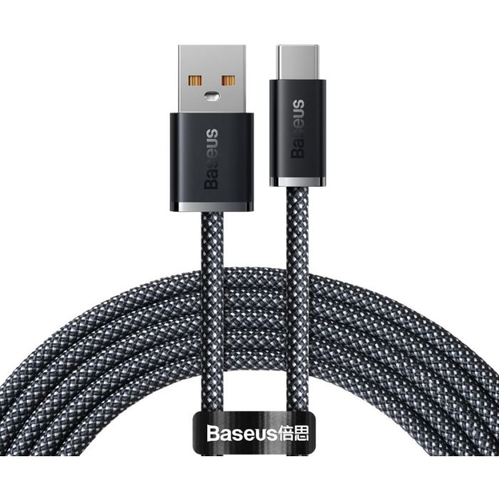 Baseus Dynamic Series Fast Charging USB-A/USB-C 100W 2m sivý