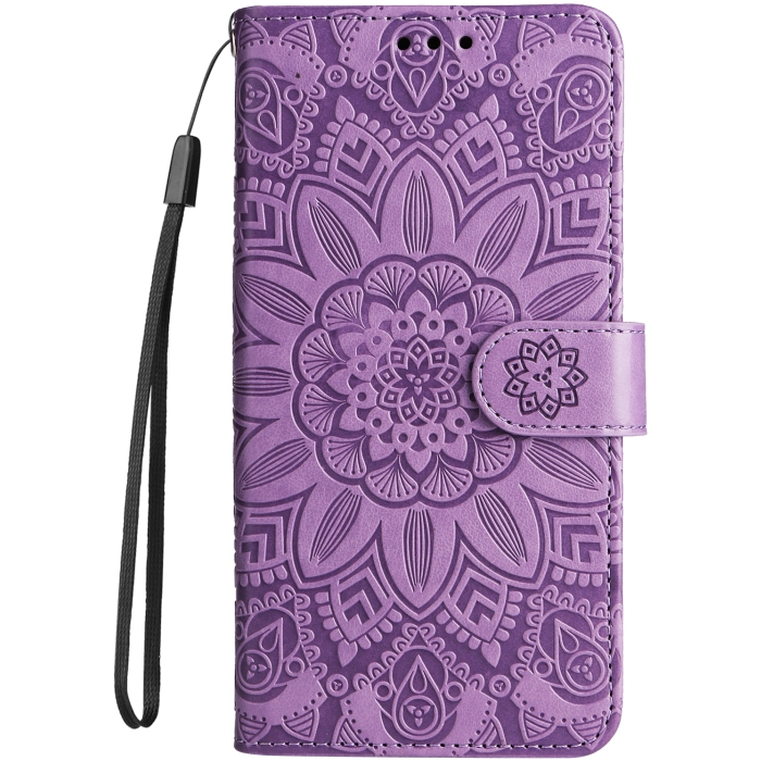 Obal MEZZO Book Motorola Moto G05/E15 mandala fialový