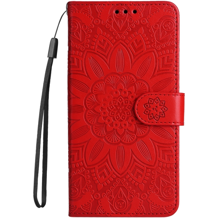 Obal MEZZO Book Motorola Moto G05/E15 mandala červený
