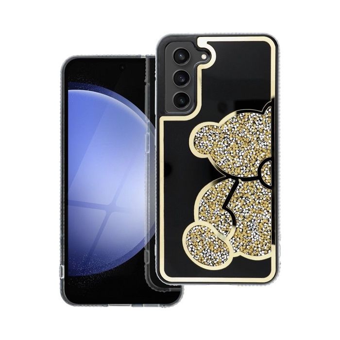 Obal TEDDY BEAR Case Samsung Galaxy S24 FE 5G S721 gold