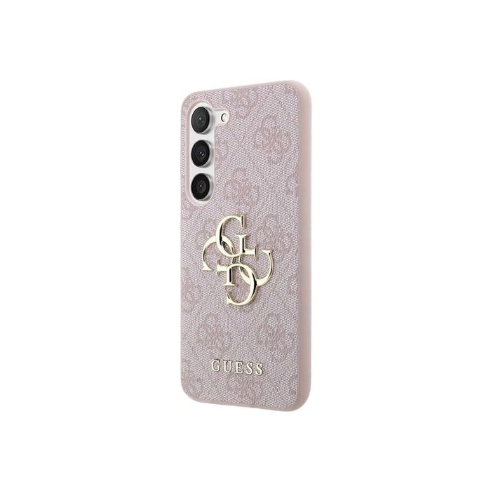 Obal Guess PU 4G Metal Logo Samsung Galaxy A55 5G A556 GUHCSA554GMGPI Pink