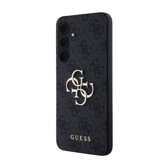 Obal Guess PU 4G Metal Logo Samsung Galaxy A55 5G A556 GUHCSA554GMGGR Grey