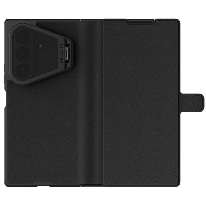 Obal Nillkin Qin Book Prop Silicone Leather Magnetic Samsung Galaxy Z Fold8 Ultra 5G F976 čierny