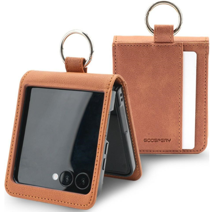 Obal Mercury Book Diary Samsung Galaxy Z Flip8 5G F776 hnedý (Bulk)