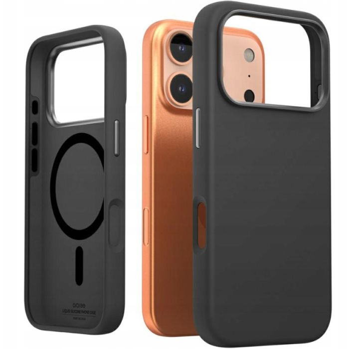 Obal Araree Typo Skin M MagSafe Apple iPhone 17 Pro čierny