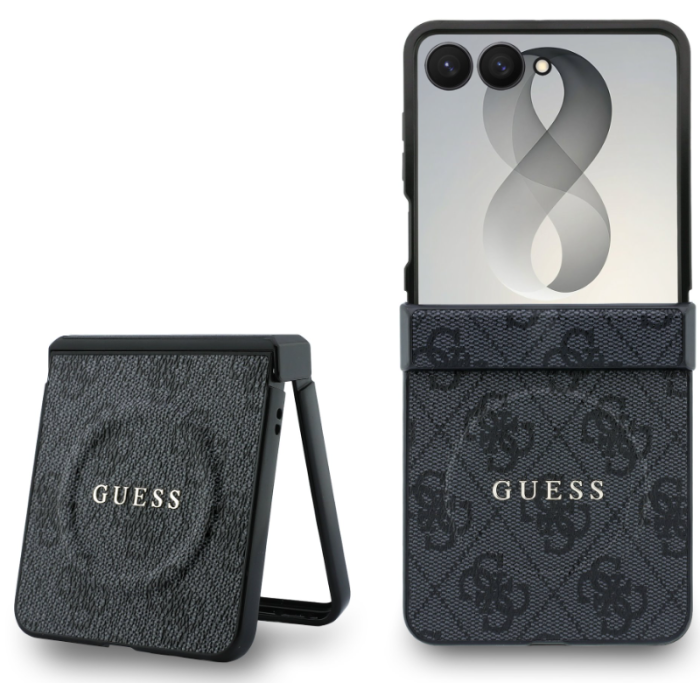 Obal Guess PU Leather 4G Magnetic Samsung Galaxy Z Flip8 5G F776 GUHMZF8P4MSEGCK čierny