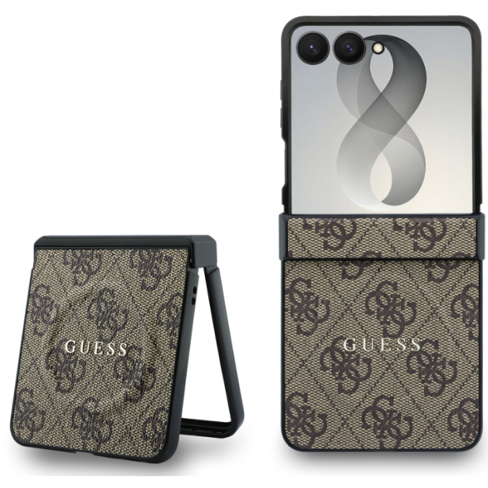Obal Guess PU Leather 4G Magnetic Samsung Galaxy Z Flip8 5G F776 GUHMZF8P4MSEGCW hnedý