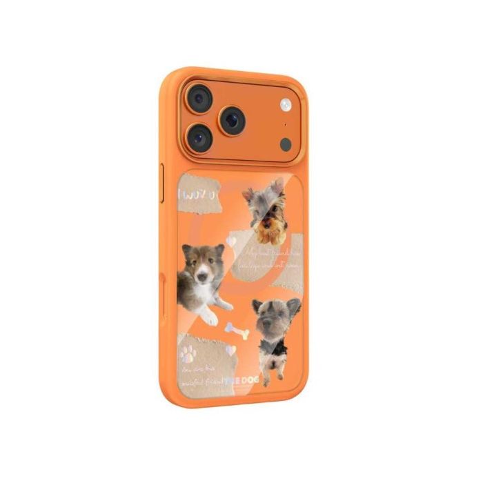 Obal Mutural Puppy MagSafe Apple iPhone 17 Pro oranžový