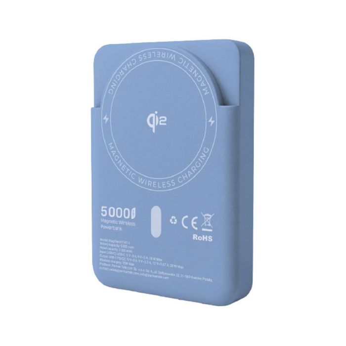 Forcell F-Energy MagStand MagSafe Qi2 F5K10, QC3.0 PD3.0 20W 5000mAh, modrá