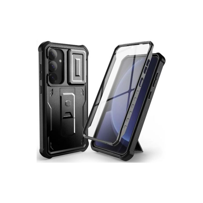 Obal Tech-Protect Kevlar Cam+ Samsung Galaxy S25 5G S931 čierny