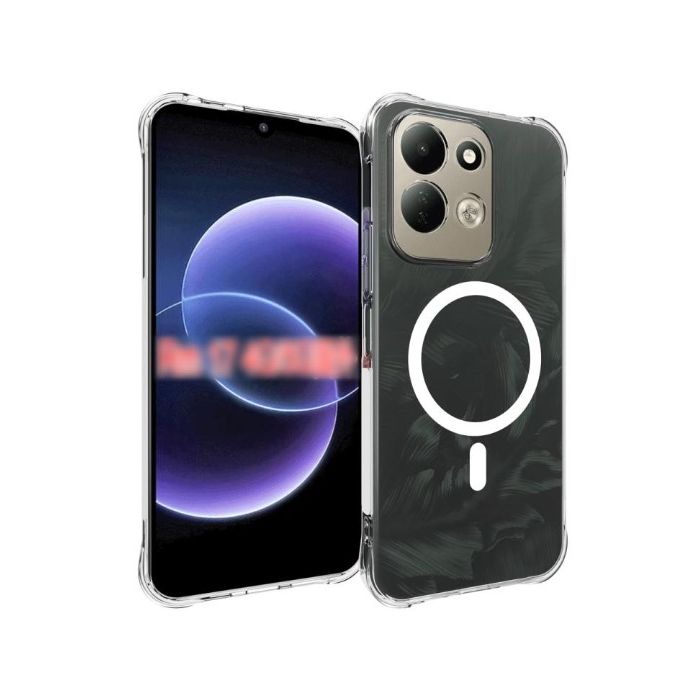 Obal Shockproof Magsafe TPU Xiaomi Redmi 17 4G/5G transparentný