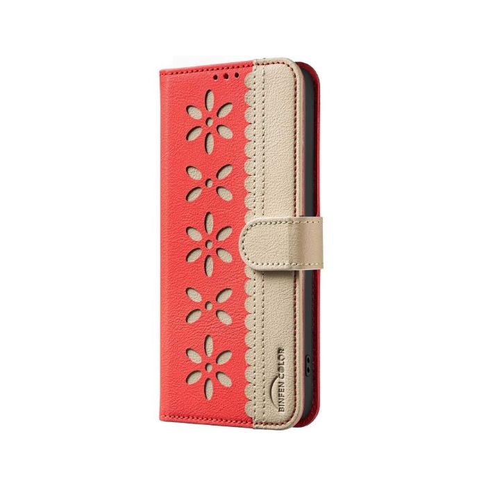 Obal Split RFID Book Xiaomi Redmi 17 4G/5G červený