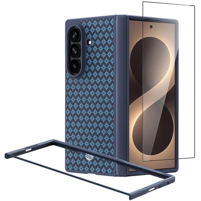 Obal Benks Magnetic Armor Grid Pro Grand Combo Samsung Galaxy Z Fold8 Ultra 5G F976 modrý