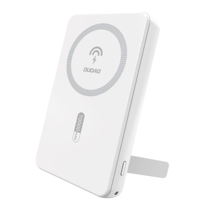 Dudao K14S+, 10000mAh 20W MagSafe + stojan, biela