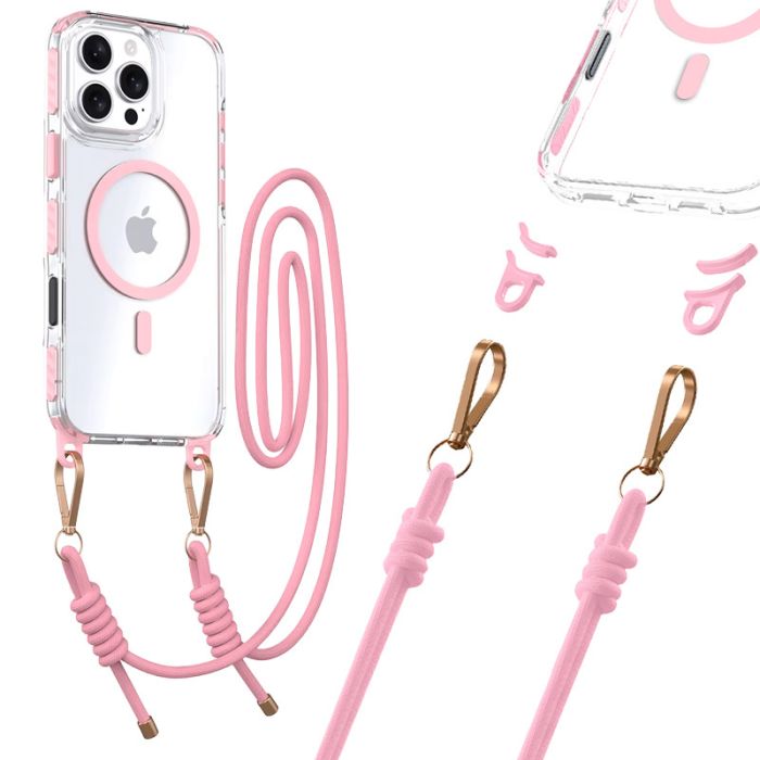 Obal Tel Protect Strap Apple iPhone 17 Pro Max/18 Pro Max ružový