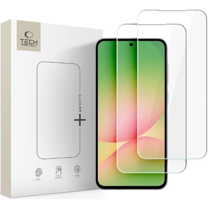 Ochranné sklo Tech-Protect Glass Fit+ Samsung Galaxy A37 5G A376/A57 5G A576 transparentné (2ks)