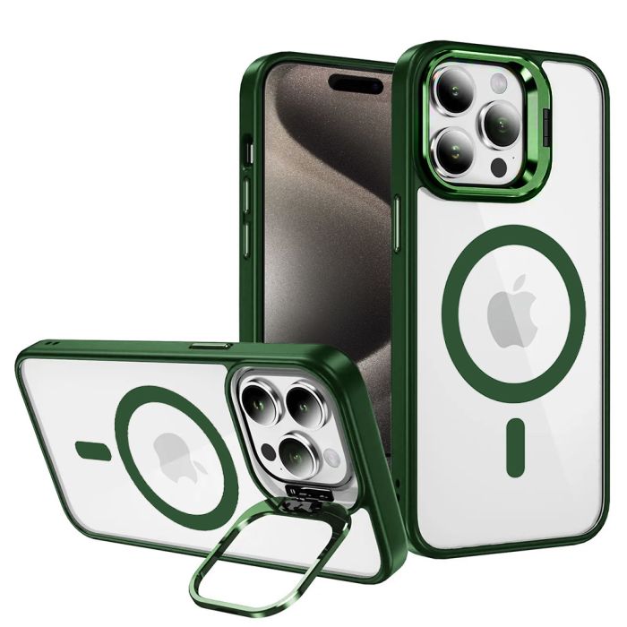Obal Tel Protect Kickstand MagSafe Apple iPhone 11 zelený