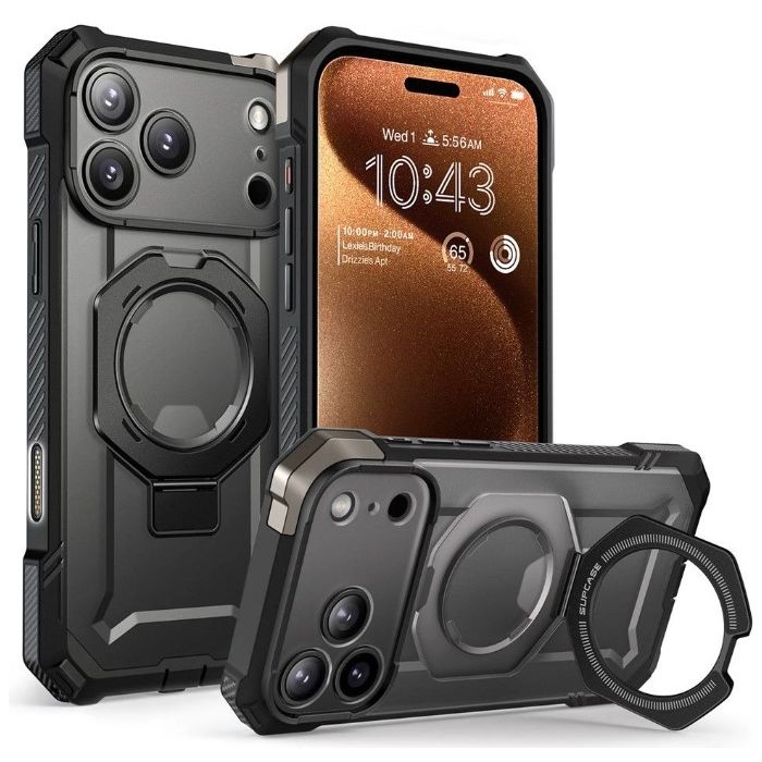 Obal Supcase UB Grip Mag MagSafe Apple iPhone 17 Pro Max čierny