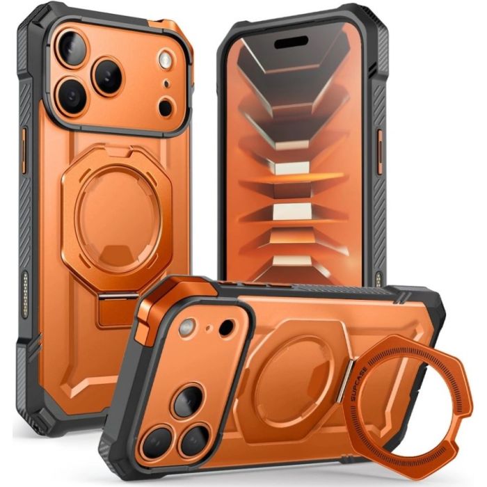 Obal Supcase UB Grip Mag MagSafe Apple iPhone 18 Pro Max/17 Pro Max oranžový