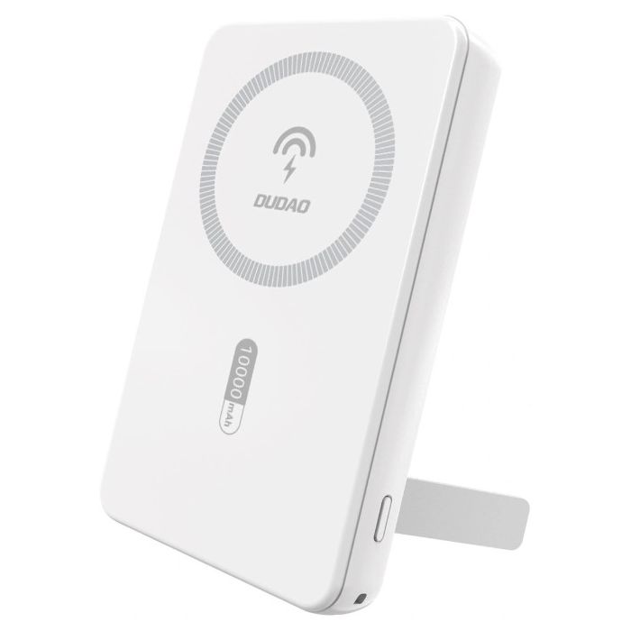Dudao K14S+ 10000mAh 22.5W MagSafe + stojan, biela